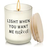 Valentines Day Gifts for Him Boyfriend Husband Men Couples Gift Ideas&comma; I Love You Gift for Him&comma; Naughty Anniversary Birthday Gifts for Boyfriend&comma; Funny Romantic Present for Husband Men&comma; Candles