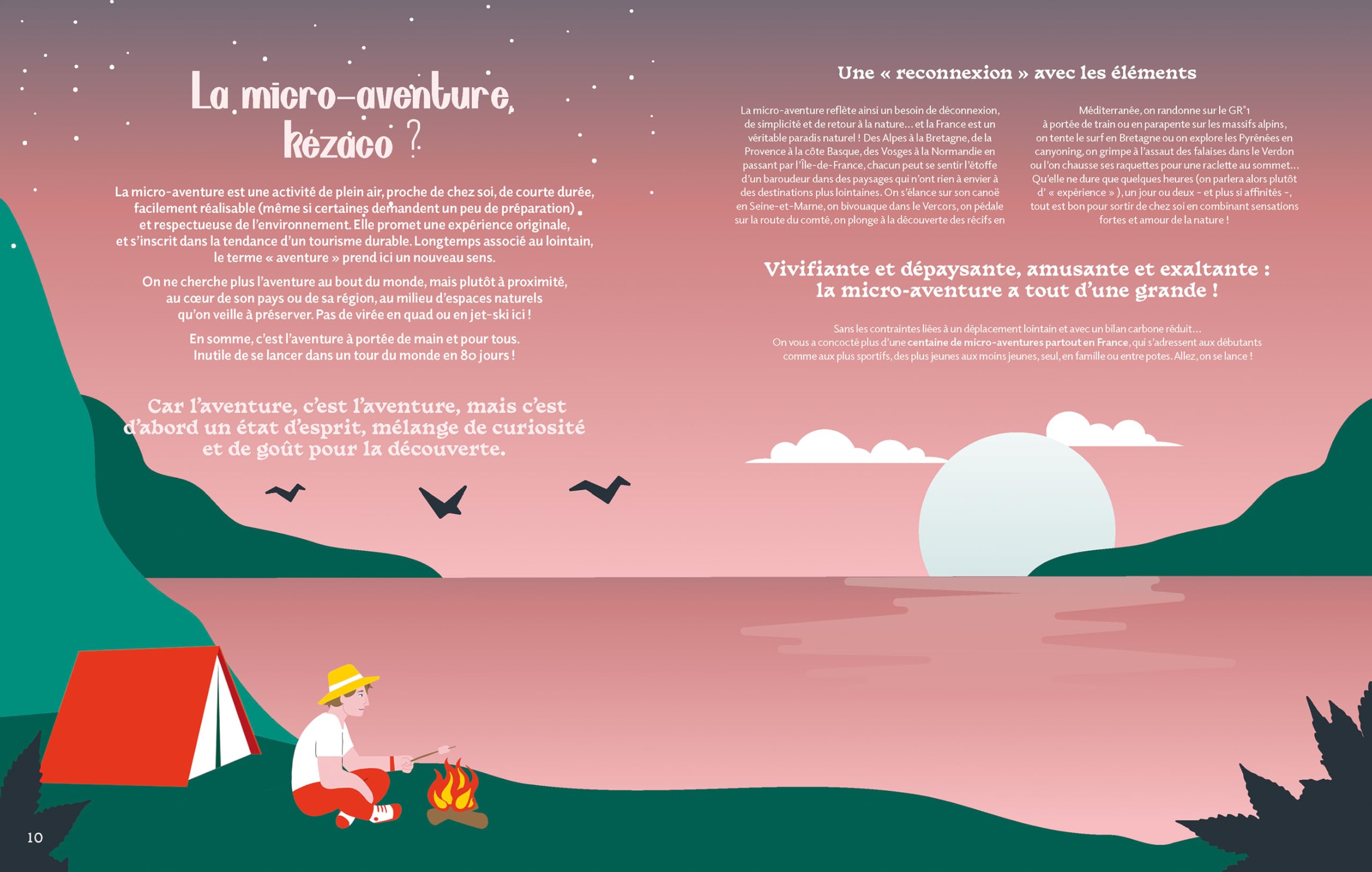 Expériences et micro-aventures en France