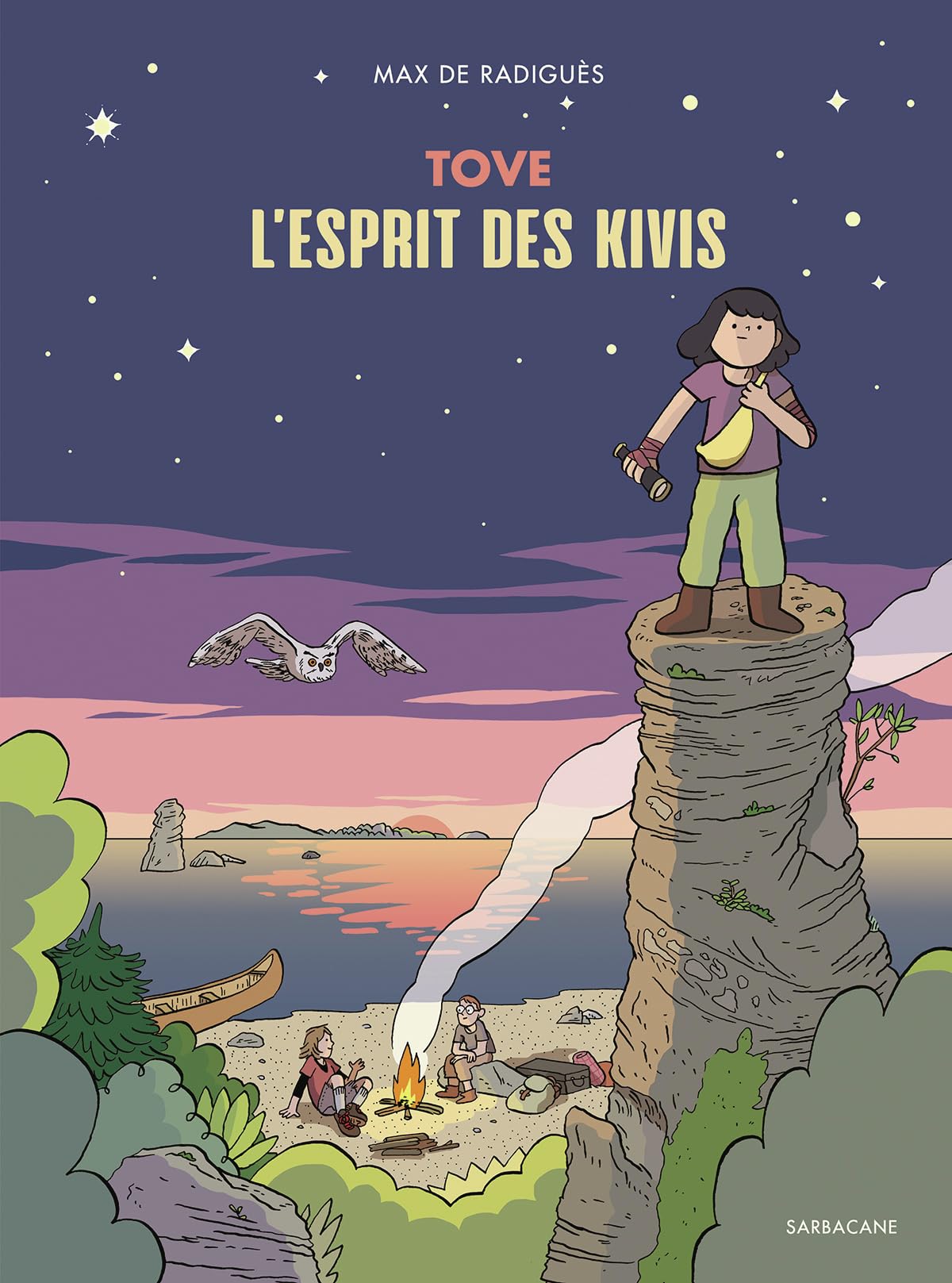 Tove L'esprit des Kivis - Max De Radiguès - Sarbacane - cartonné - Bande dessinée jeunesse