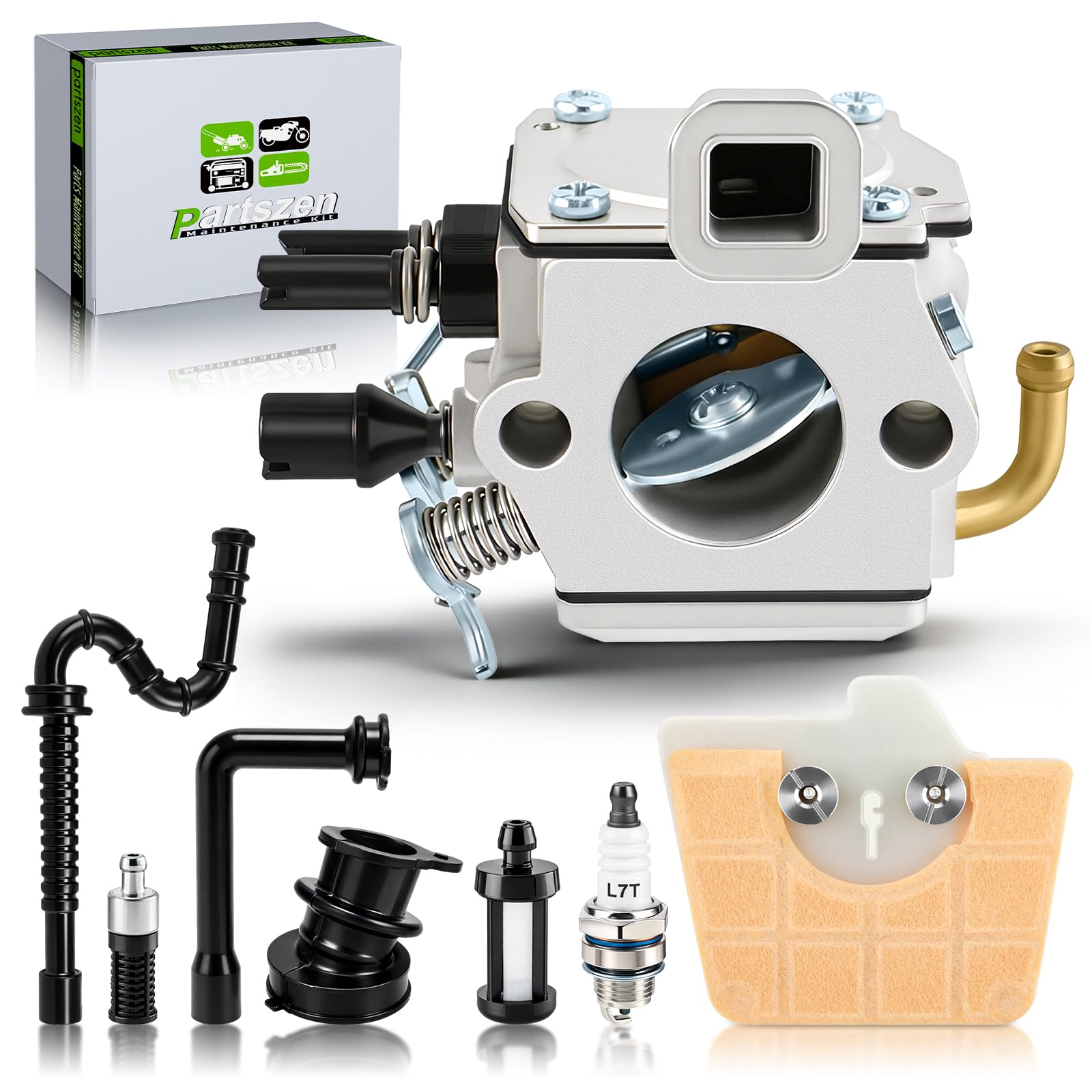 Amazon.com: partszen 1125-120-0615 Carburetor Kit for Stihl 034