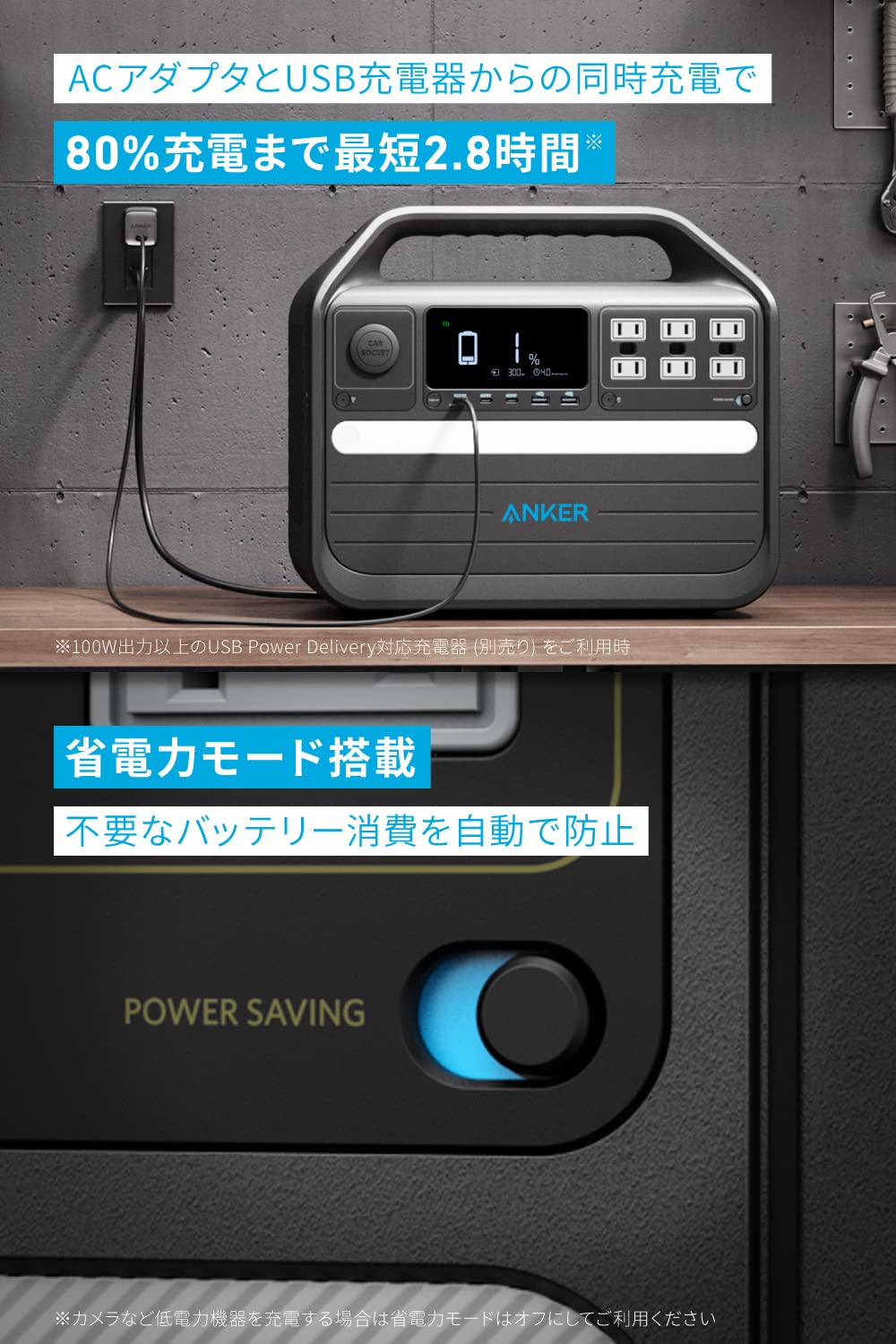 Amazon.co.jp: Anker 555 Portable Power Station (1024Wh) ポータブル 