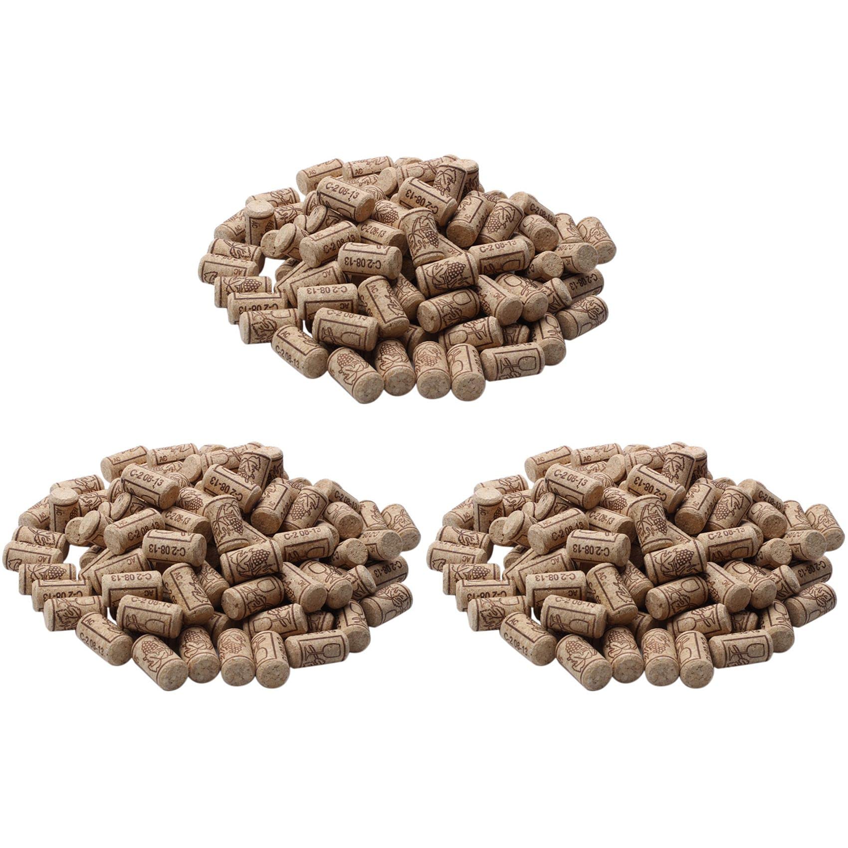 Hndhbfgrt 300Pcs Wine Cork Reusable Functional Portable Sealing Wine Cork Wine Bottle Cover for Bottles Wine
