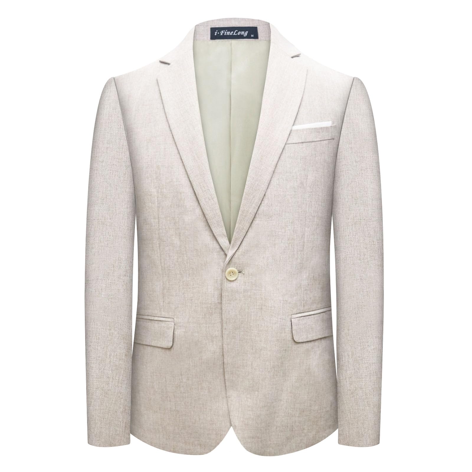 Blazer décontracté pour Homme - Coupe ajustée - avec Un Bouton - pour Le Travail Quotidien et Les fêtes de Fin d'année