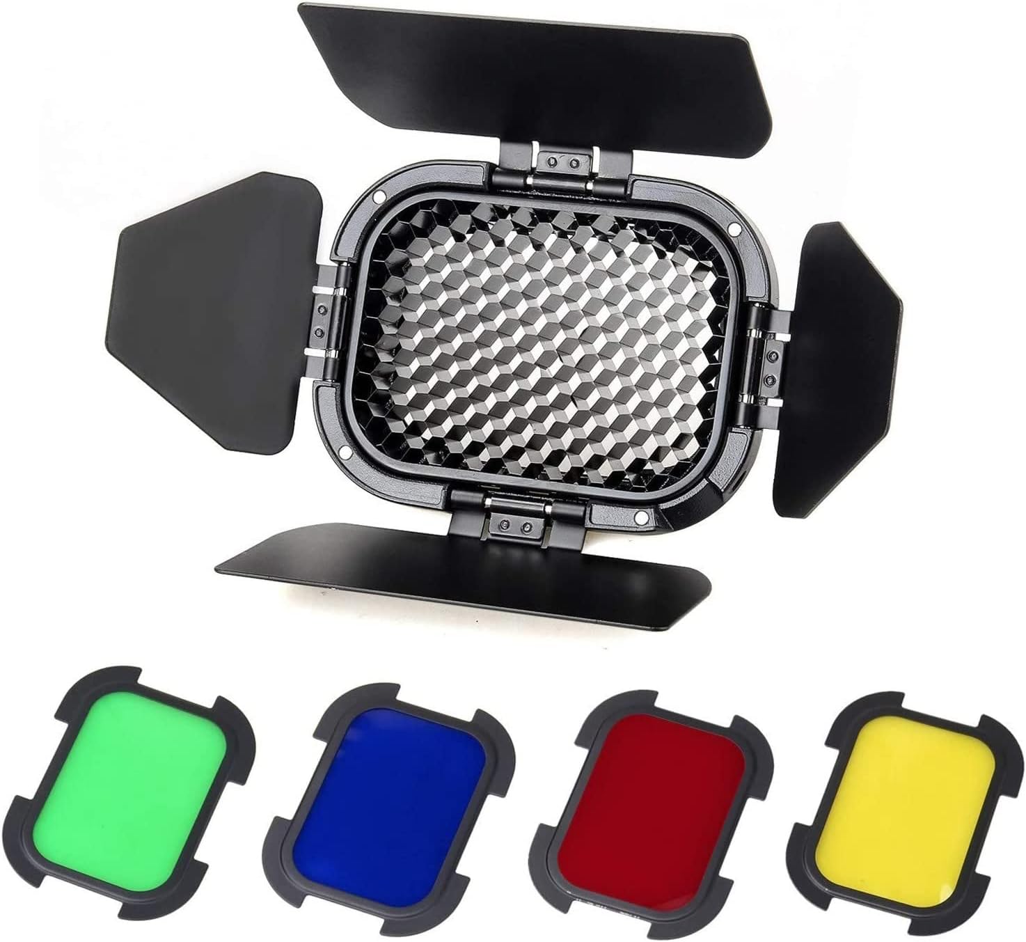 Godox AD200 Pro AD200Pro Flash Strobe Speedlight 200Ws 2.4G w/Godox ML-CS1625 Flash Diffuser, 0.01-1.8s Recycling, 2900mAh Battery, Bare Bulb/Speedlite Fresnel Flash Head with BD-07, Reflector