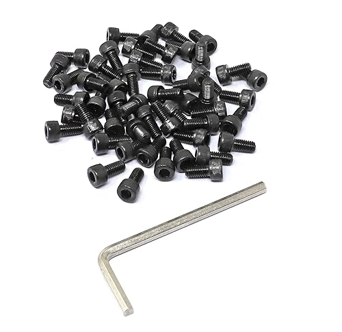 Miniatura 513 de iexcell 720 piezas de acero de aleación M4 x 6/8/10/12/16/20/25/30/35/40/45/50 de grado 12.9, tornillos de cabeza hexagonal, tornillos, arandelas
