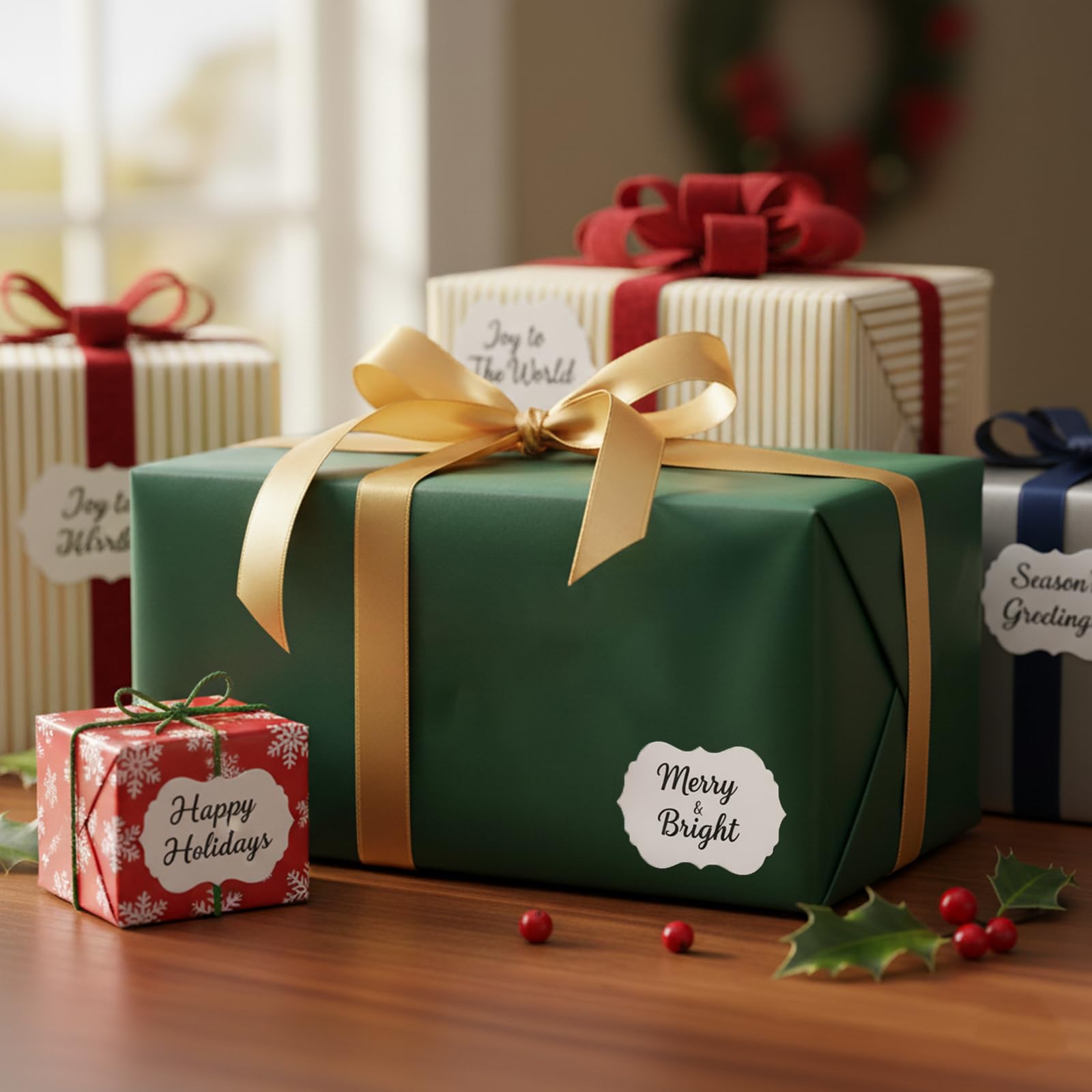 SallyFashion 200 pegatinas de etiqueta blanca, 3 x 2 pulgadas, etiquetas adhesivas en blanco, etiquetas de regalo, calcomanías para caja de regalo, tarros de vidrio, suministros de oficina en el hogar