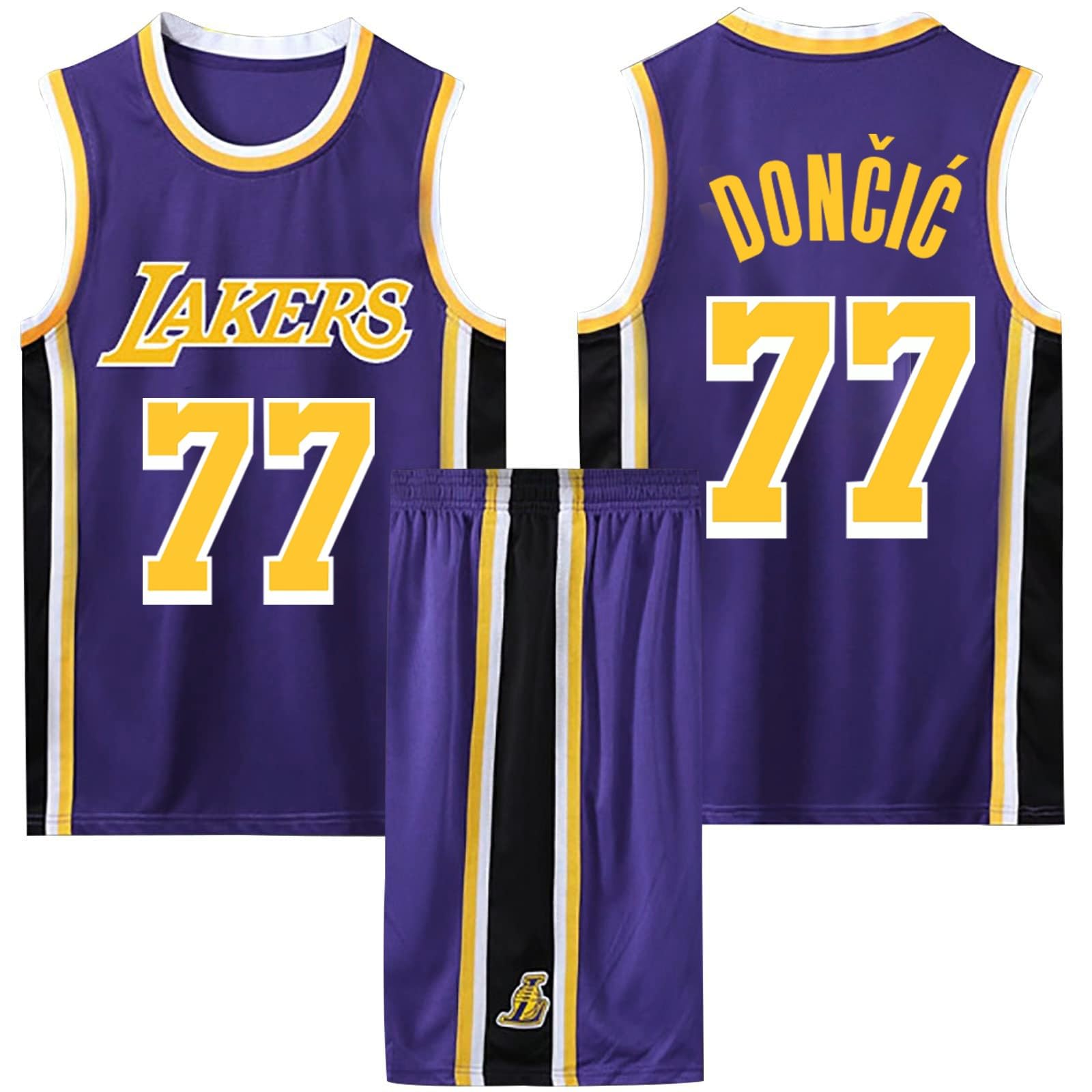 Maillot Basket Enfant Adulte 2025 Nouveaux Tenue Basket Enfant Homme 2 PièCes Ensemble Basket Maillots De Basketball Jersey GarçOn VêTement Set Équipement d'entraînement Sport Gilet Basket+Shorts