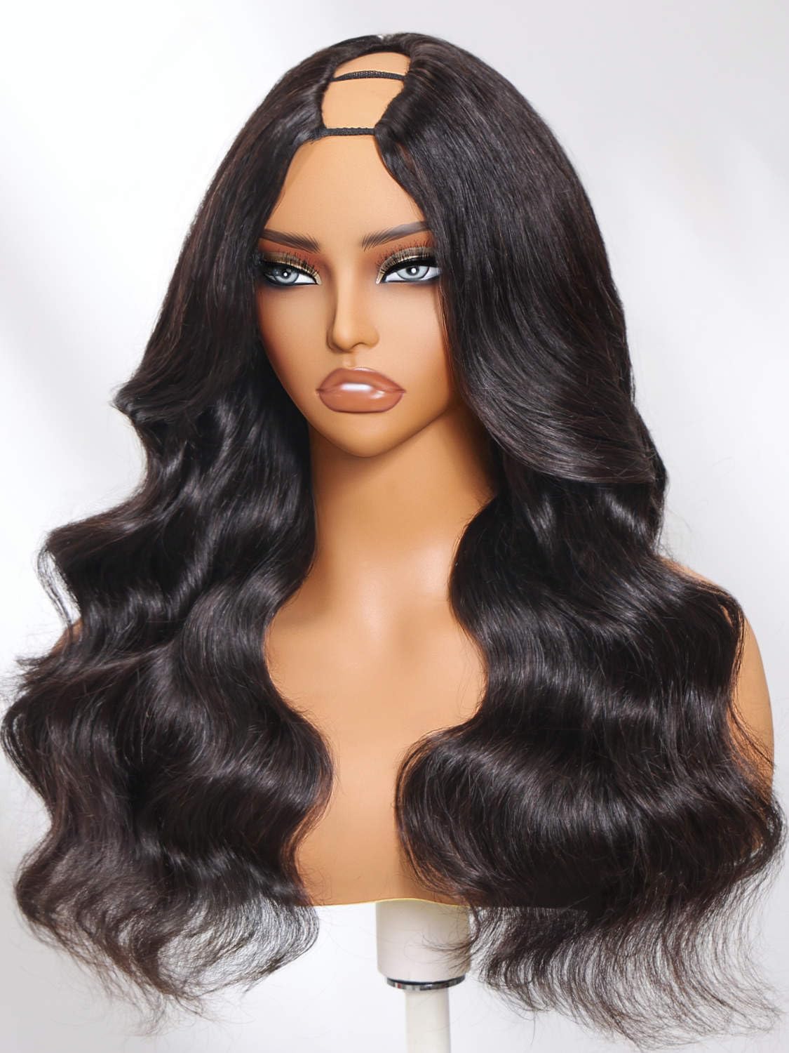 Beauty Forever Body Wave V Part Wig Human Hair – Glueless Wear and Go Wig for Women, Natural Blend No Leave Out Wig, Beginner Friendly Protective Style, Small Cap, 150% Density Natural Color 16 Inch