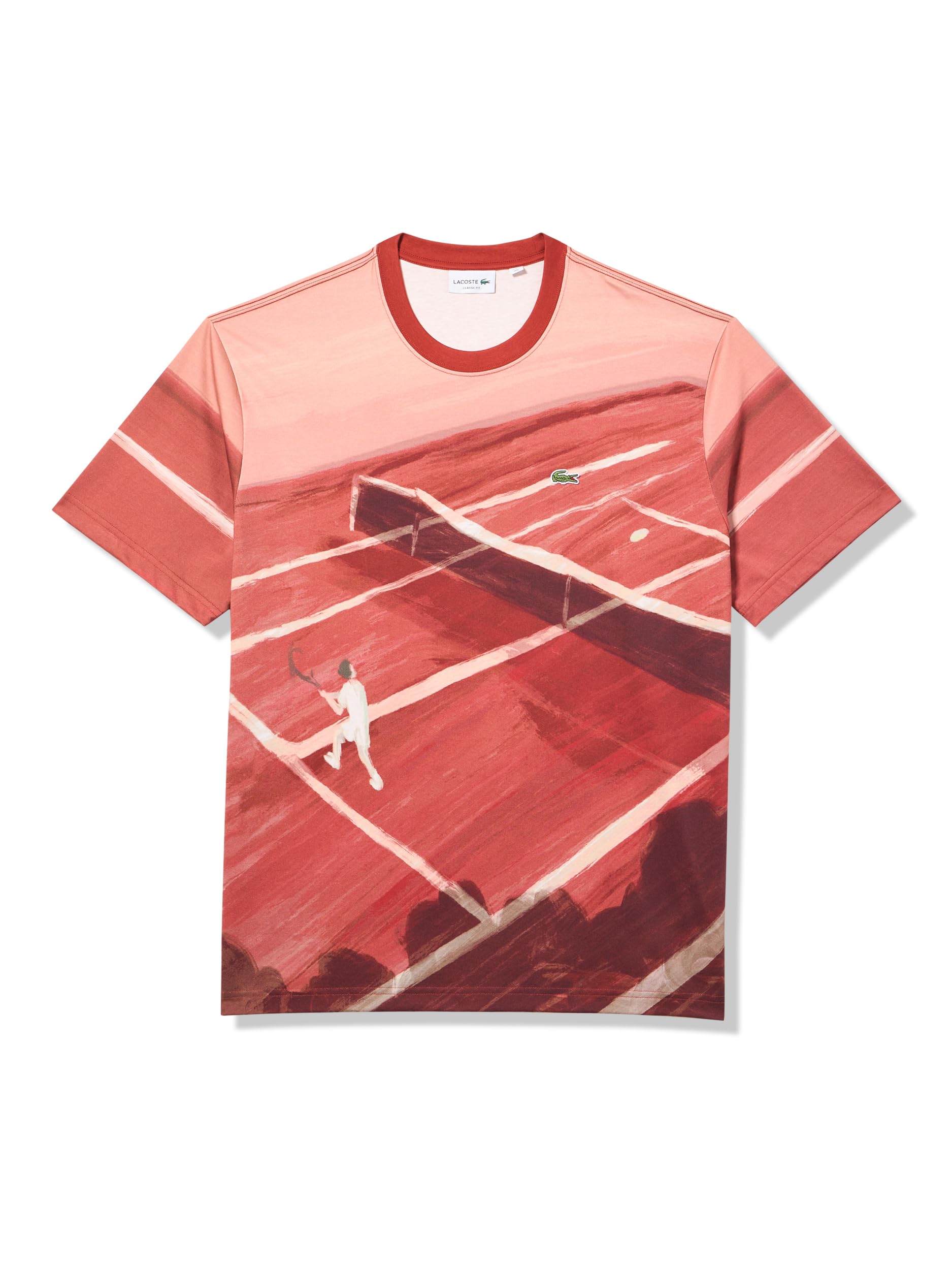 Lacoste Men's Classic Fit Tennis Player Graphic T-Shirt