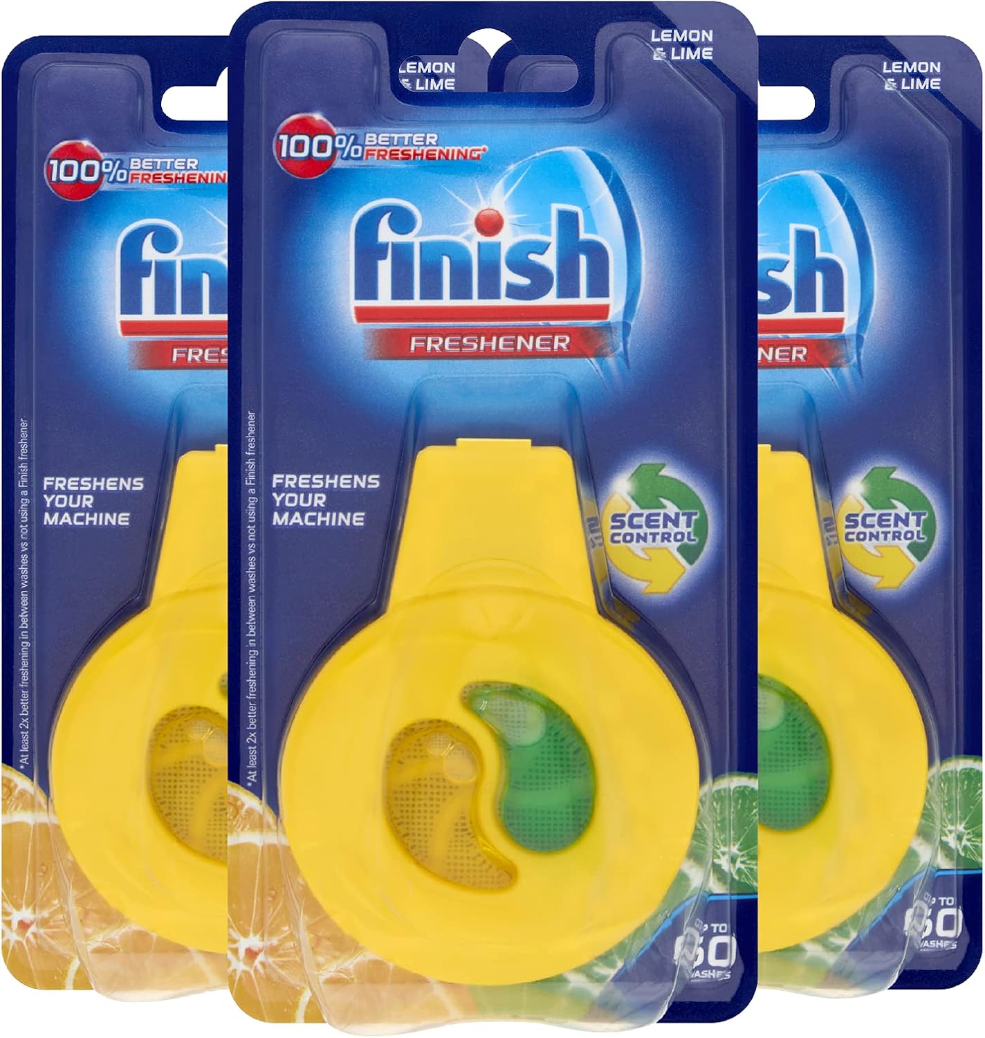 Finish Dishwasher Freshener Lemon and Lime (Pack of 3) Amazon.co.uk