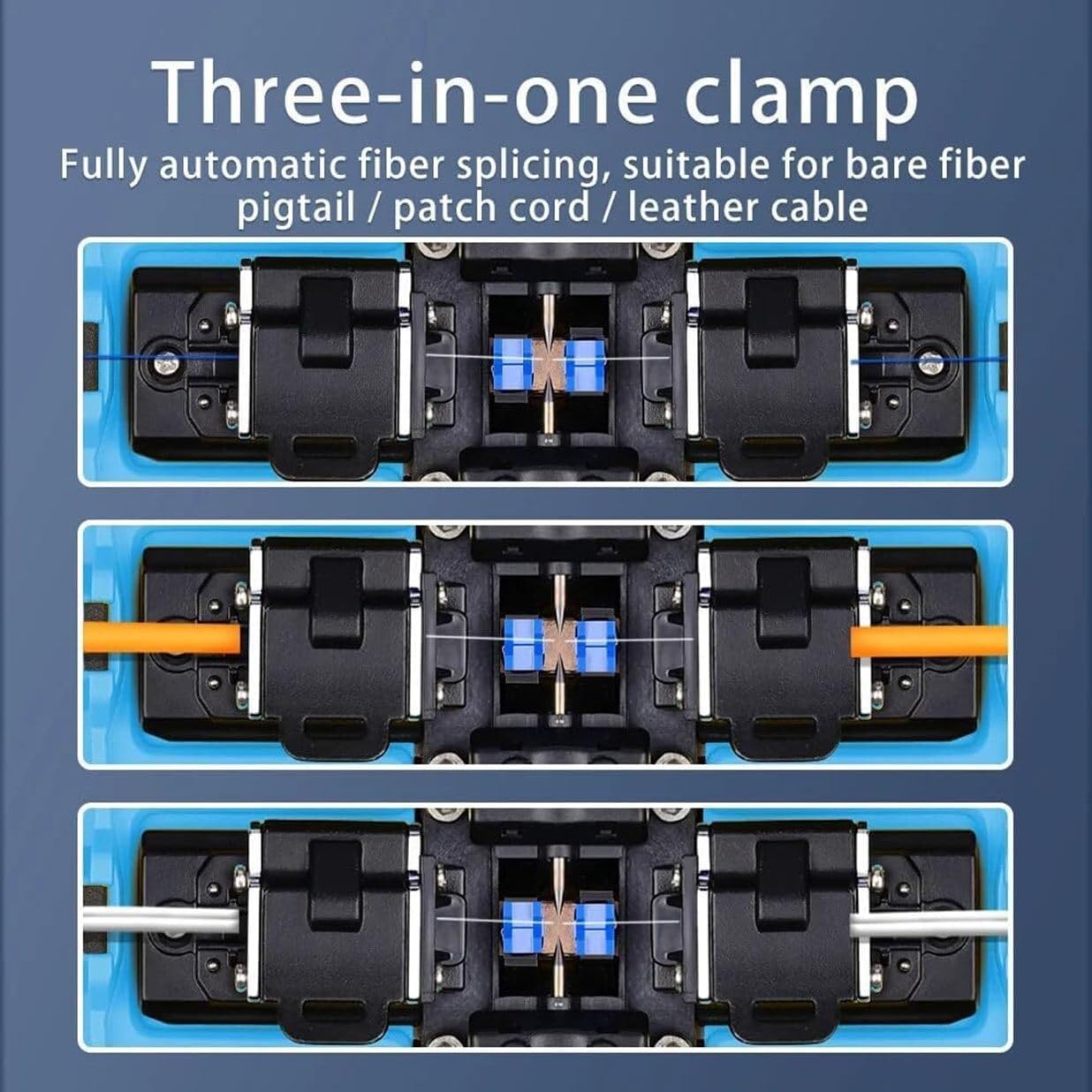 Complete package contents of the A-87S Fusion Splicer kit
