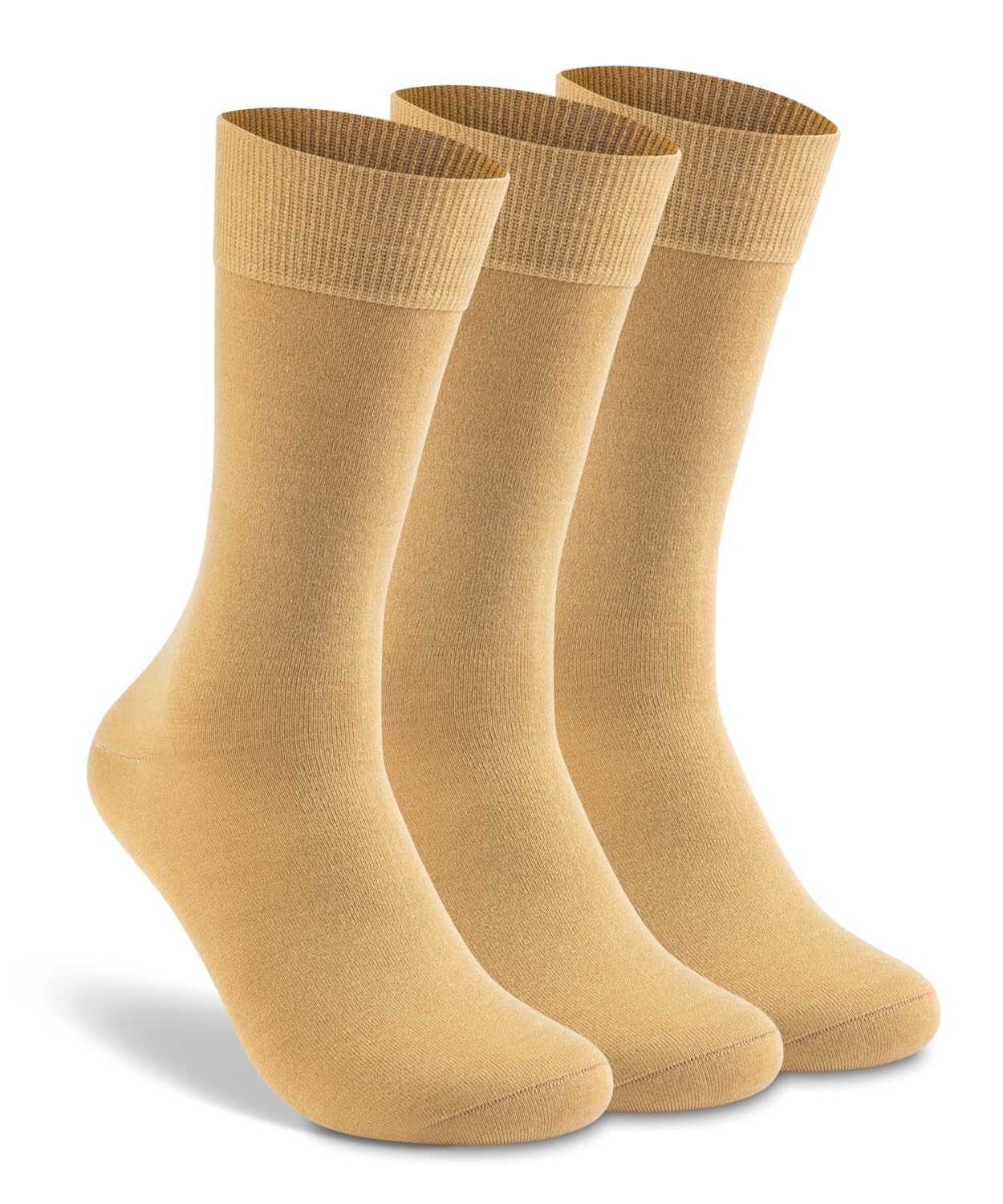 LIXIA Men's Thin Merino Wool Socks, Cozy Winter Warm Breathable Mid-calf Casual Dress Liners 3/6 Pairs Pack