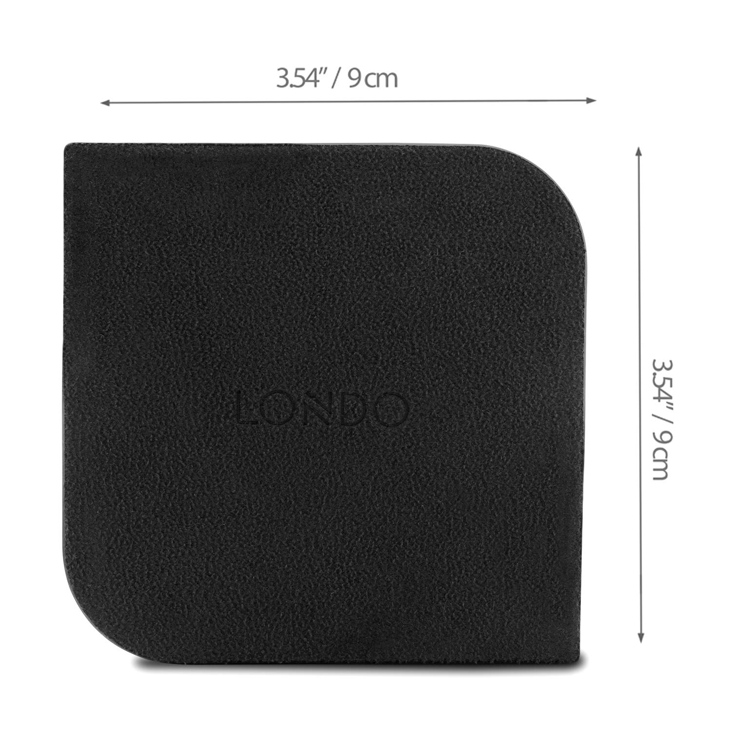 Londo Posavasos de cuero (juego de 4), Superficie antideslizante