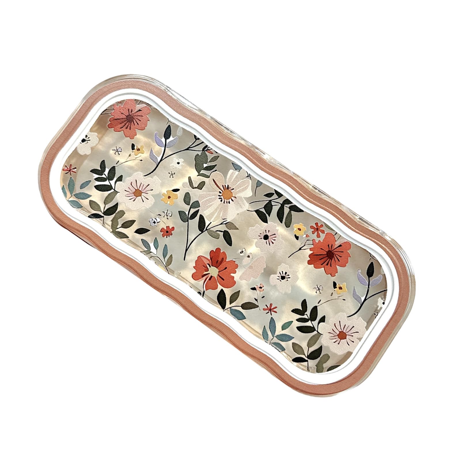 DIEKE Elegant Sunglass Case Flower Bows For Girls Lightweight Shades Organizers Protective Bag Storage
