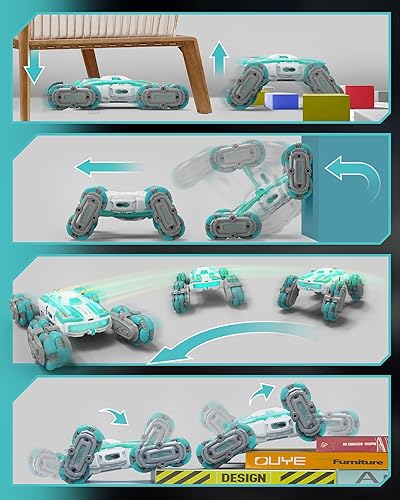 Miniatura 3 de Coches de acrobacias con control remoto 8WD, detección de gestos de 2.4 GHz con aspersión y escalada ligera, auto a control remoto controlado a