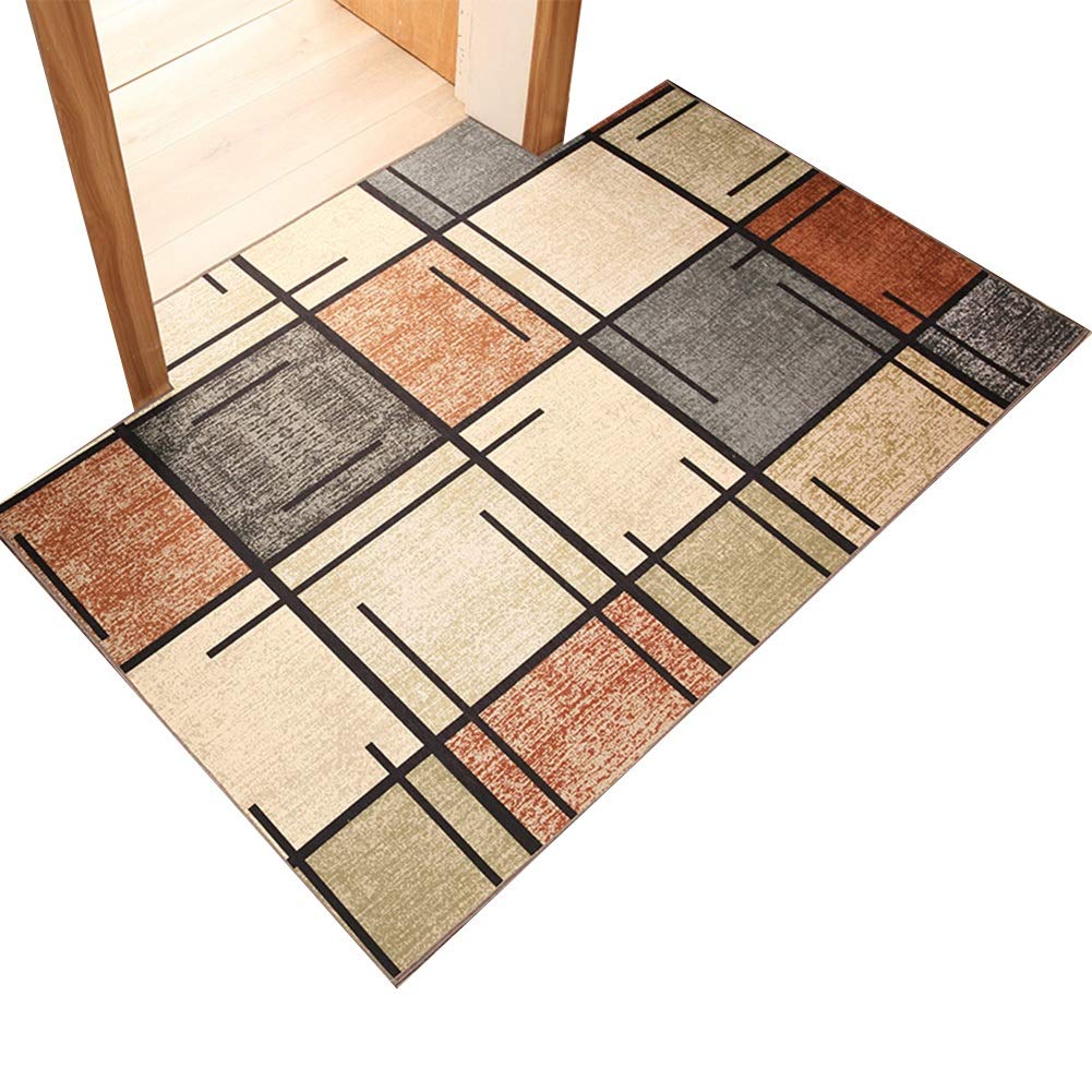 ZRUYI Paillassons pour Entrée Tapis D'entrée De Cuisine Tapis De Porte Moquettes Antidérapant Accueil Intérieur Porte Tapis, 3 Couleurs Personnalisable (Color : C, Size : 90x140cm)
