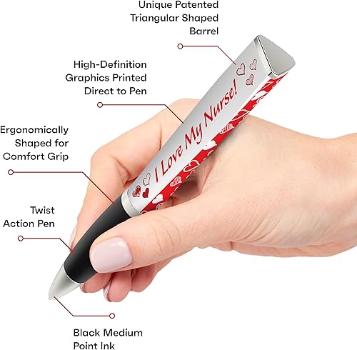 Miniatura 5 de Bolígrafo de regalo para la semana de la enfermera (1 bolígrafo, 3 caras), regalos de semana de enfermeras, regalos divertidos para enfermeras,