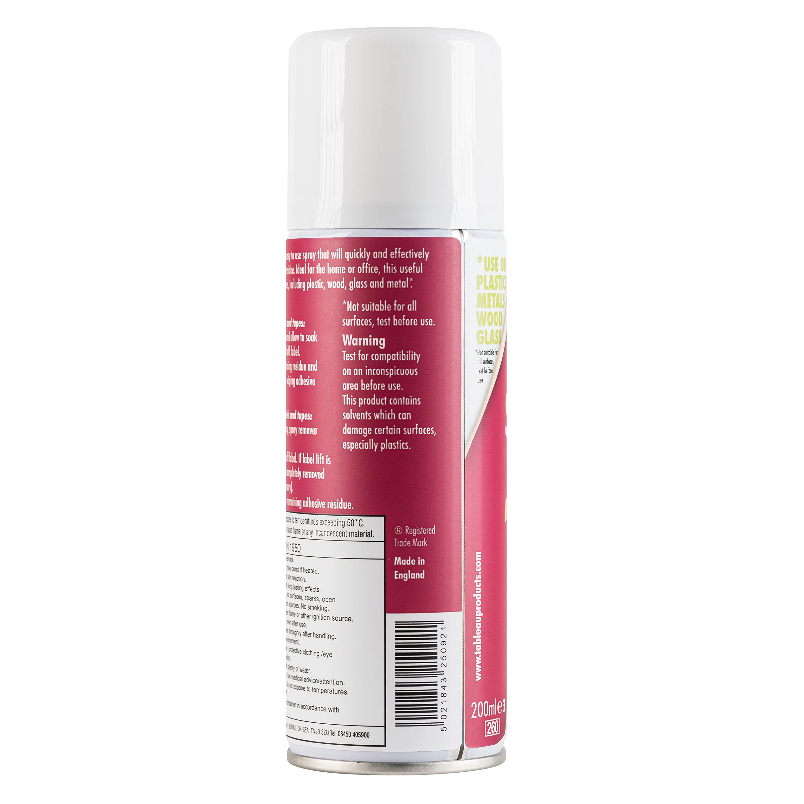 Durable Label Remover For Adhesive Stickers, Strong Cleaner Dissolves Glue, Tape, Sticky Residue, Wine Labels And More, 200ml Spray And Brush - View #3
