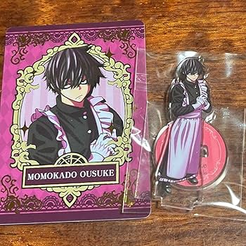 桃角桜介 ツリービレッジ アクリルスタンド ツリビレ メイド 桃源暗鬼 特典 桃源暗鬼 ツリービレッジ 桃角桜介 メイド アクリルスタンド 桃