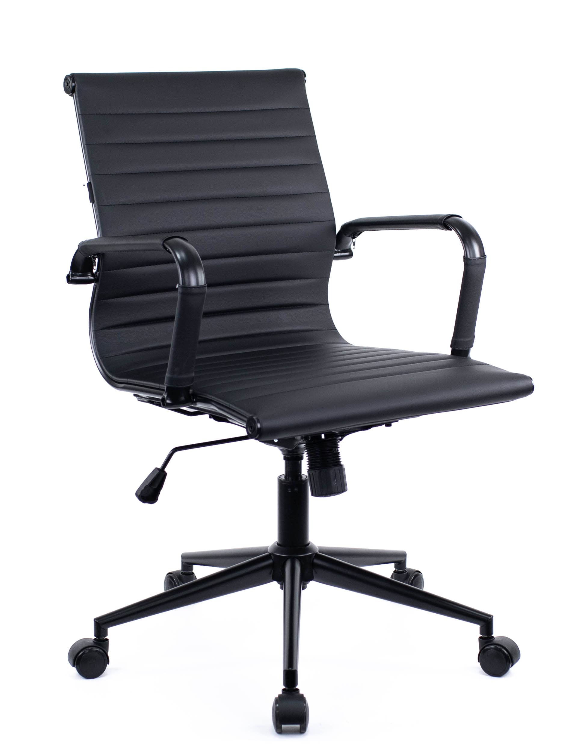 Executive Chair Leo Black - Desk Luxury Office Chairs - Eco Leather Armchair