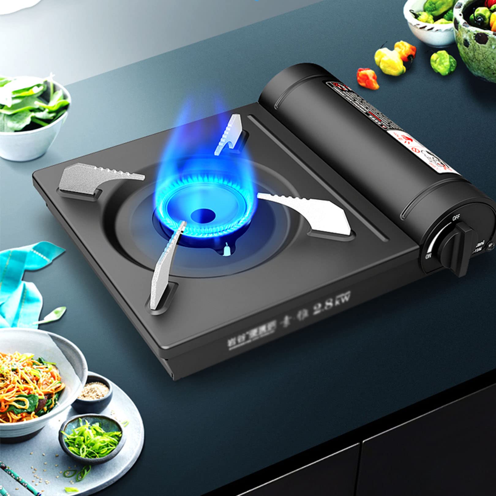 Buy Portable Camping Cooker, Single Burner Butane Stove for Outdoor