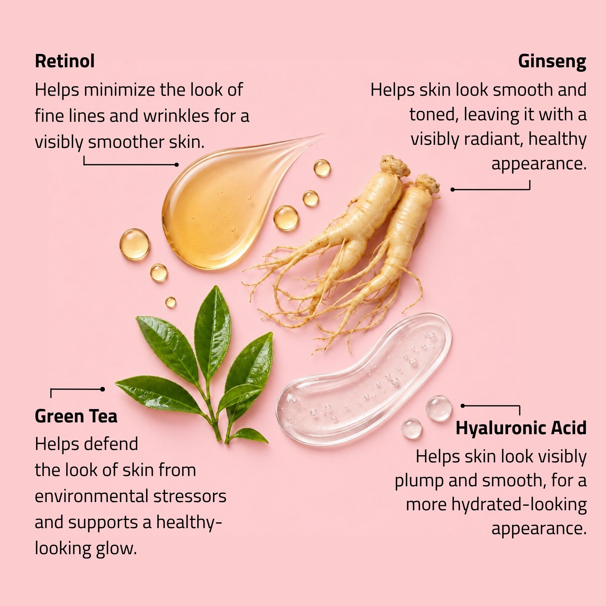 YEOUTH Retinol Cream for Face, Retinolowy Krem do Twarzy dla Kobiet i Mężczyzn z Kwasem Hialuronowym i Zieloną Herbatą, Krem Nawilżający na Noc dla Gładszego Wyglądu 118ml