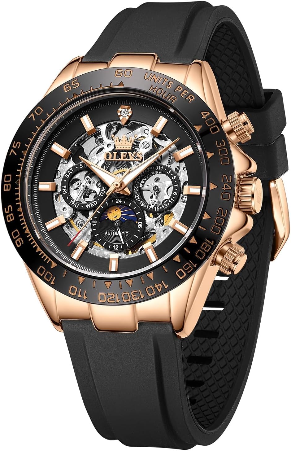OLEVS Self Winding Watches for Men Automatic Mechanical
