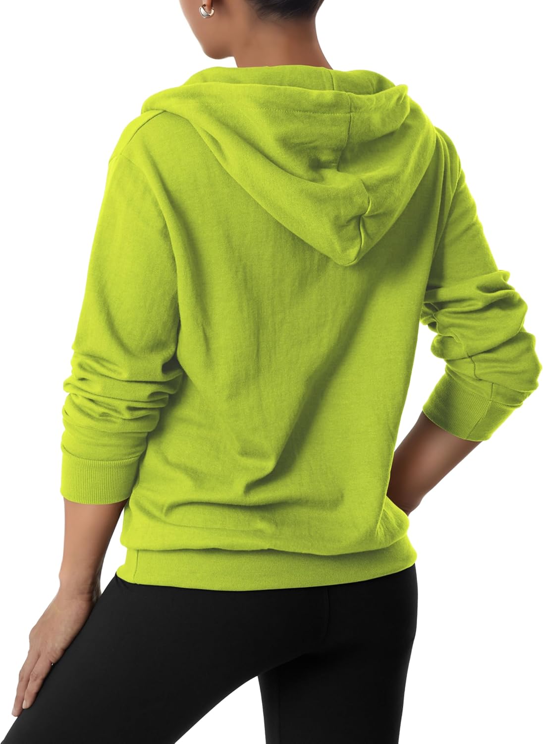 GIVON Women's Lightweight Zip Up Hoodie – Long Sleeve Thin Casual Hooded Jacket, Plus - Image 3