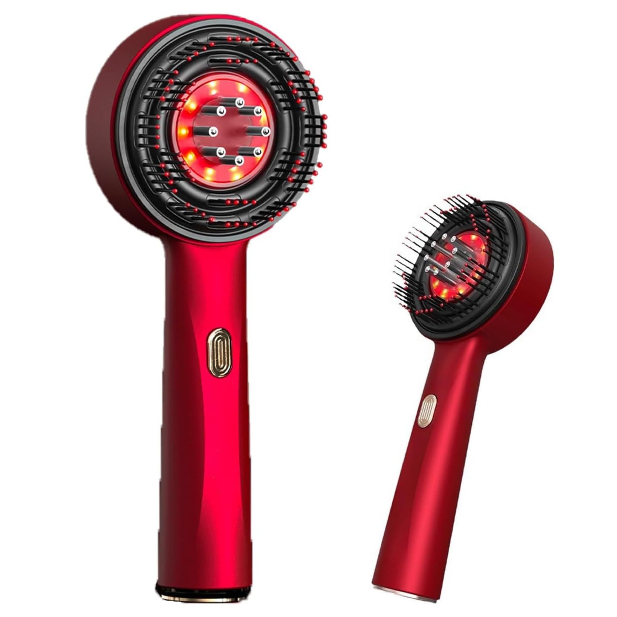 Dispositivo per la Crescita dei Capelli 4 in 1 – Terapia a Luce Rossa, Massaggio del Cuoio Capelluto, Applicatore di Olio, Ricaricabile USB, 21,2×8,5×5 cm | GROWNETIC