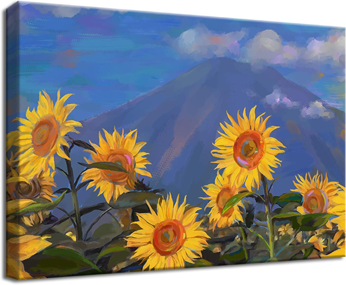 Sidart Flower Wall Art Sunflower Floral Wall Art Decor for