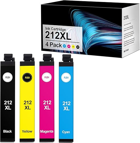 212 212XL Cartucho de tinta para Epson 212 Cartuchos de tinta 212XL para impresora Epson XP-4100 XP-4105 WF-2830 Cartuchos de tinta WF-2850 WF-2830