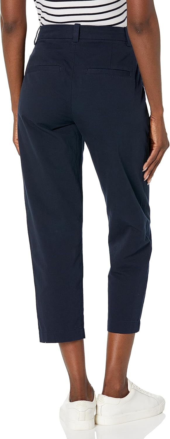 Vince Women's Mid Rise Washed Cotton Crop Pants - Image 2