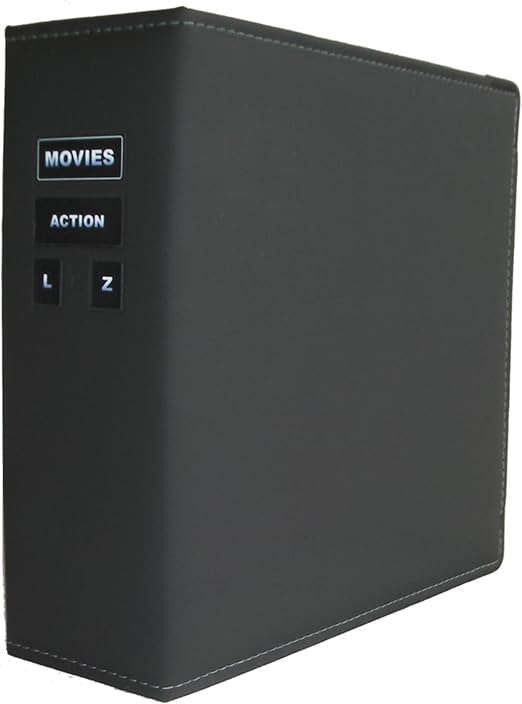 DVD/Bluray Binder (Black) & 20 DVD Sleeves Amazon.co.uk Electronics