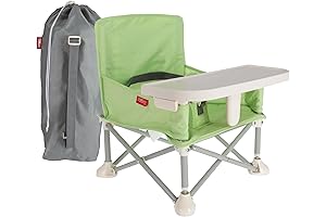 Baby Travel Chair, Nuby Easy Go Pop-up Booster Seat for Travel
