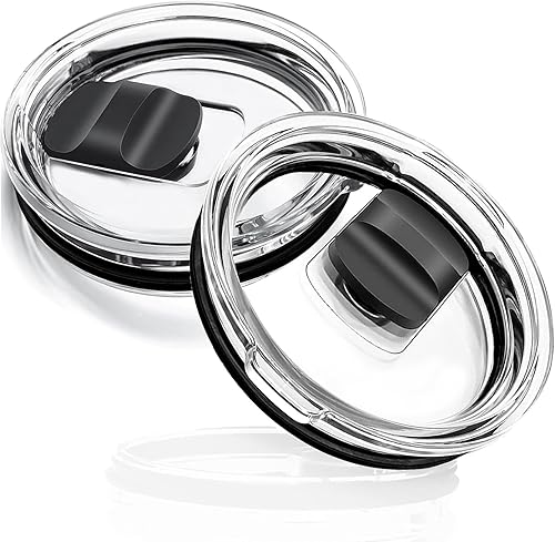 Miniatura 1 de Tapas de vaso de 20 onzas, tapas de repuesto compatibles con vasos YETI de 20 onzas, Old Style Rtic y más  Tapa de vaso a prueba de derrames con