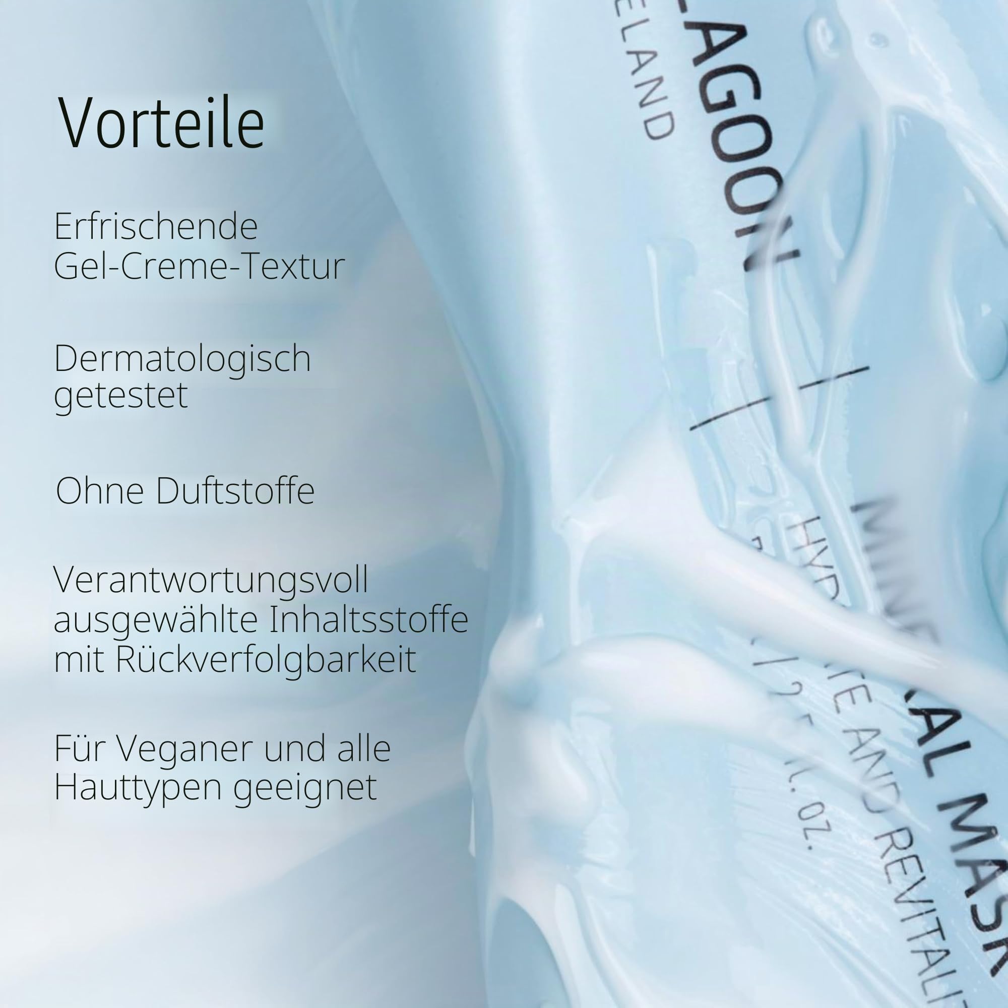 Blue Lagoon - Hydratisierende Overnight Mineral Mask - Hydratisierende Gesichtsmaske - Overnight-Maske - Feuchtigkeitsspendende Gesichtsmaske - Nachhaltige, bioaktive Hautpflege aus Island (75 ml)
