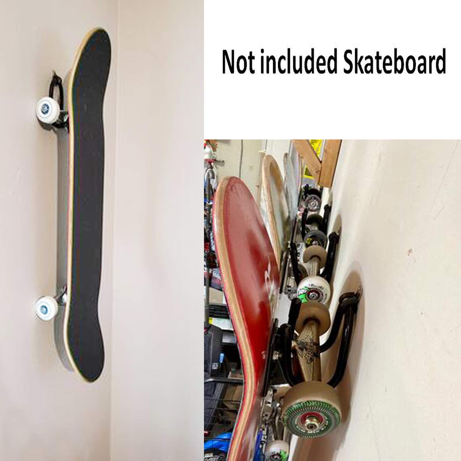 Amazon.com : Pmsanzay Skateboard Wall Mount Wall Hanger Rack