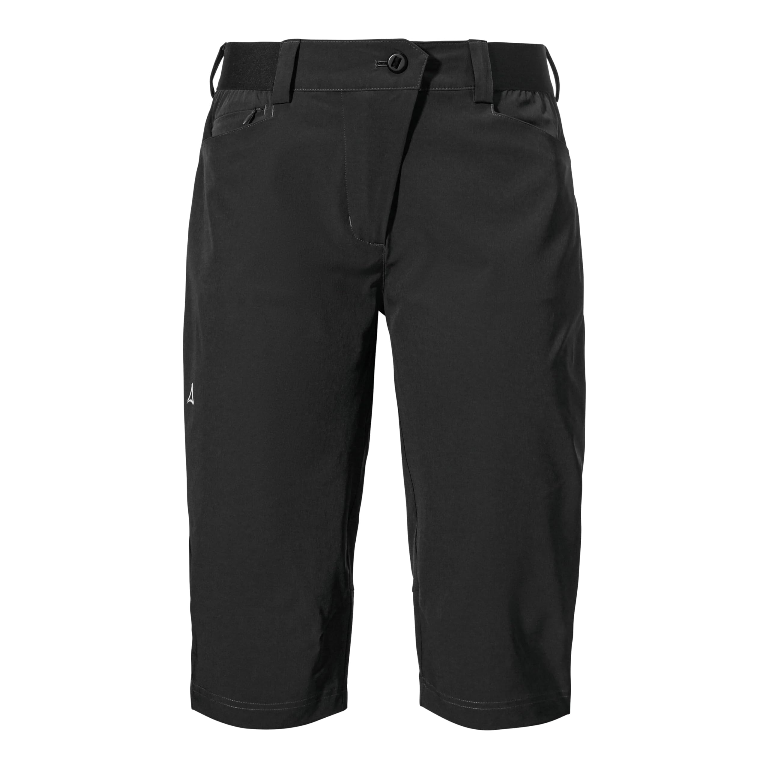 Schöffel Damen Capri Pants Style Keitele WMS, schnell trocknende Radhose mit 4-Wege-Stretch, Dreiviertel Hose mit radspezifischer Passform und elastischem Bund