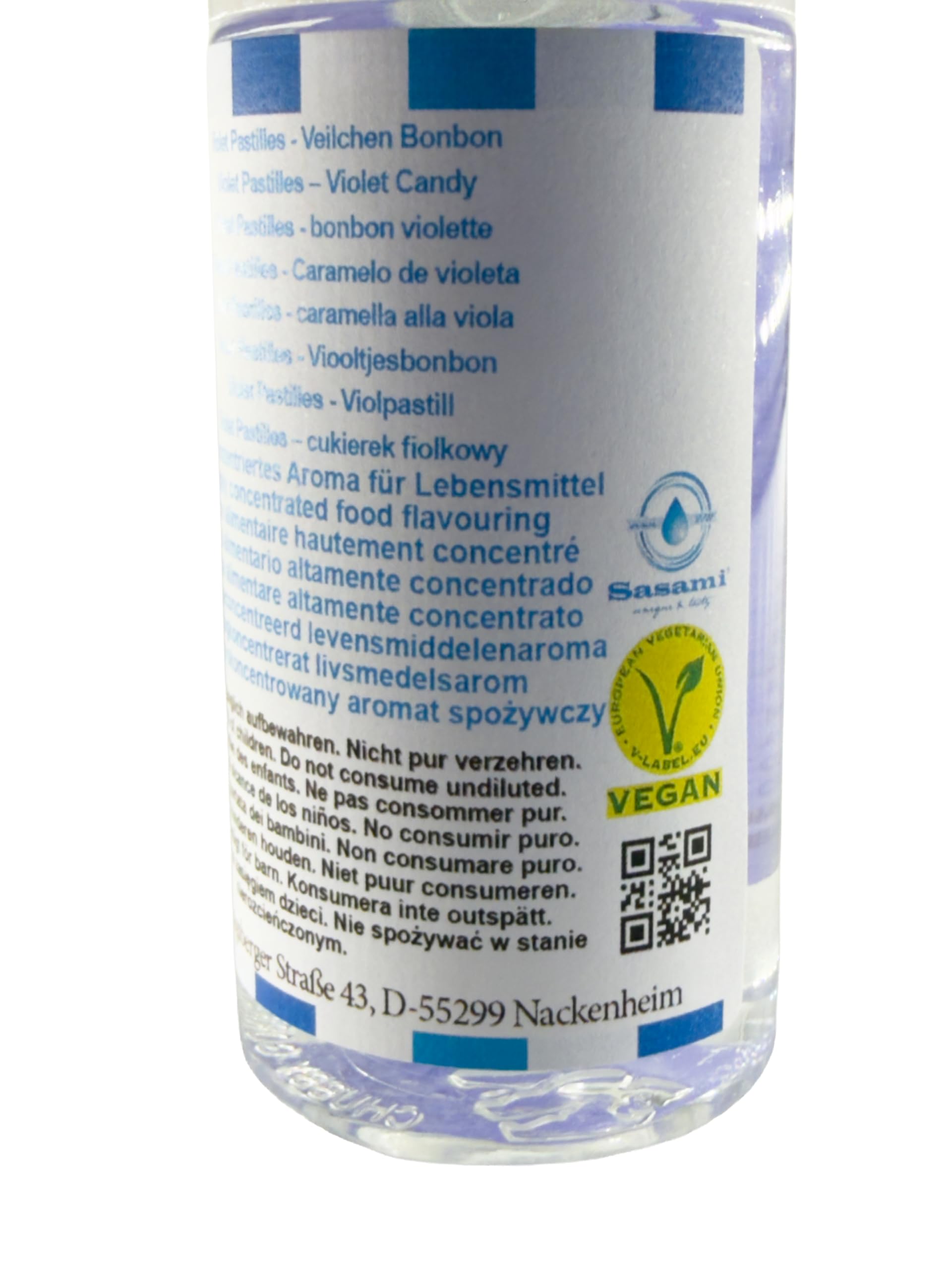 Violet Pastilles - Veilchen Bonbon Aroma Konzentrat - Vegan - Sasami - 100ml