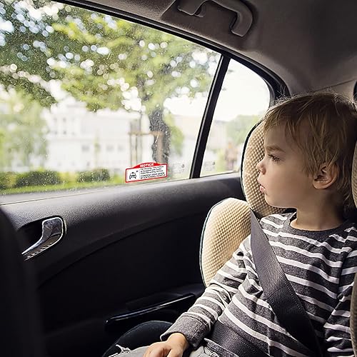 Miniatura 6 de KEANBOLL 4 calcomanías para grabadoras de video para automóvil, calcomanías de vinilo de doble cara impermeables para ventanas de grabación de video