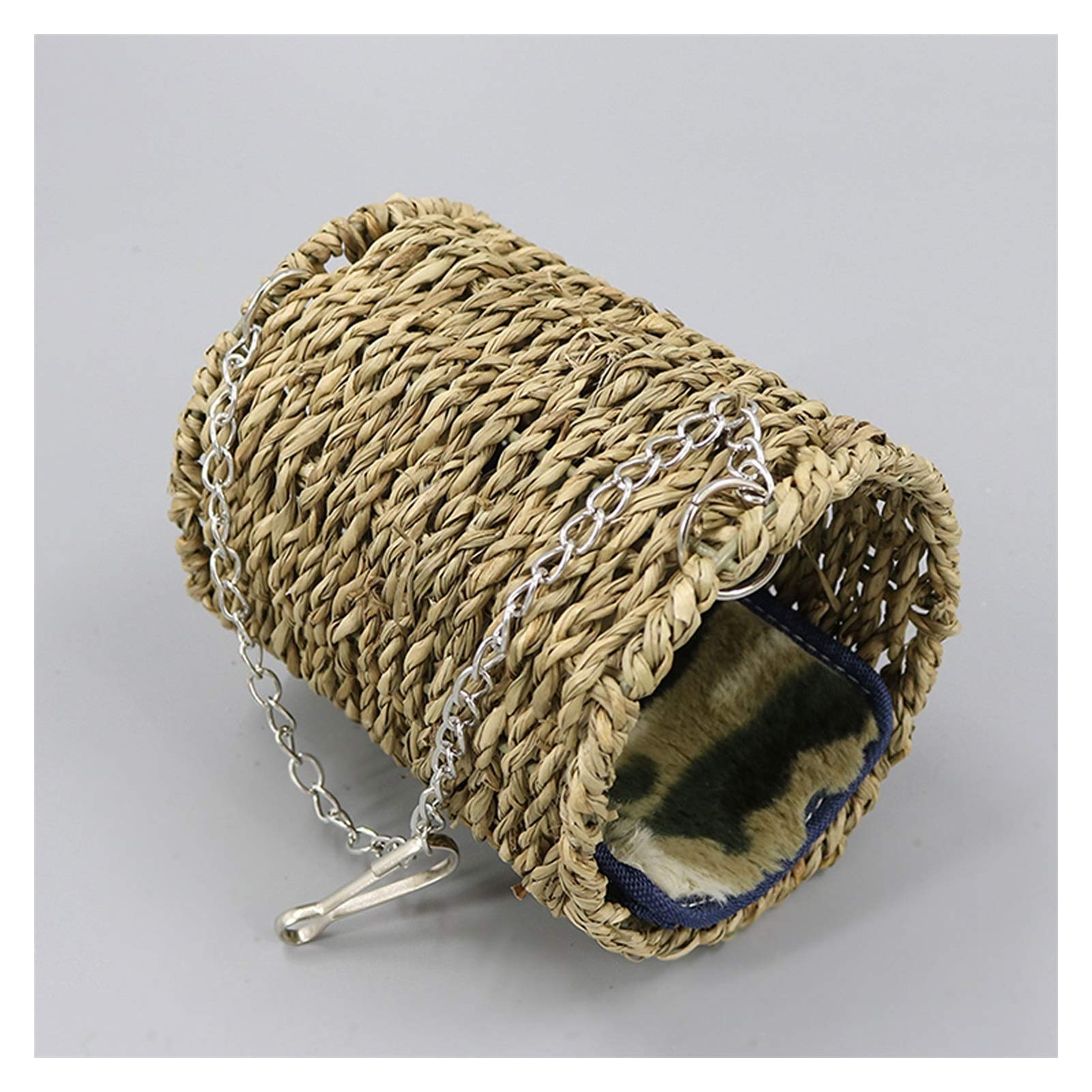 Gabbia per Uccelli e Pappagalli Birdcage in fibra naturale Allevamento a riposo accogliente, posto per gli uccelli offrono rifugio da un rifugio per uccelli freddo per Canarini, Cocorite e Uccelli Eso