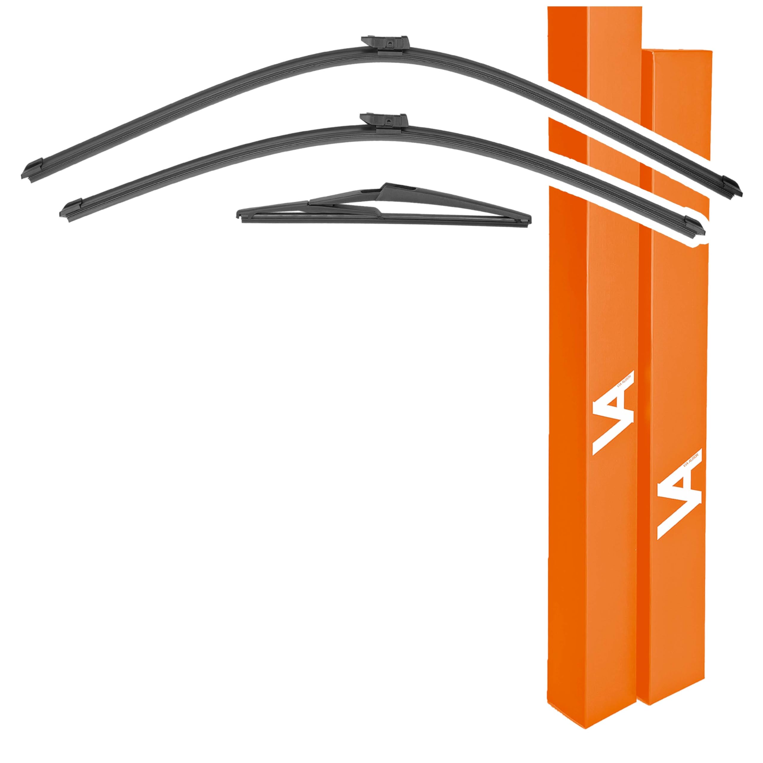Juego De 3 Escobillas Limpiaparabrisas Heyner Para Peugeot 3008 (2009-2016), Delanteras 32 Y 28 Pulgadas, Trasera 12 Pulgadas