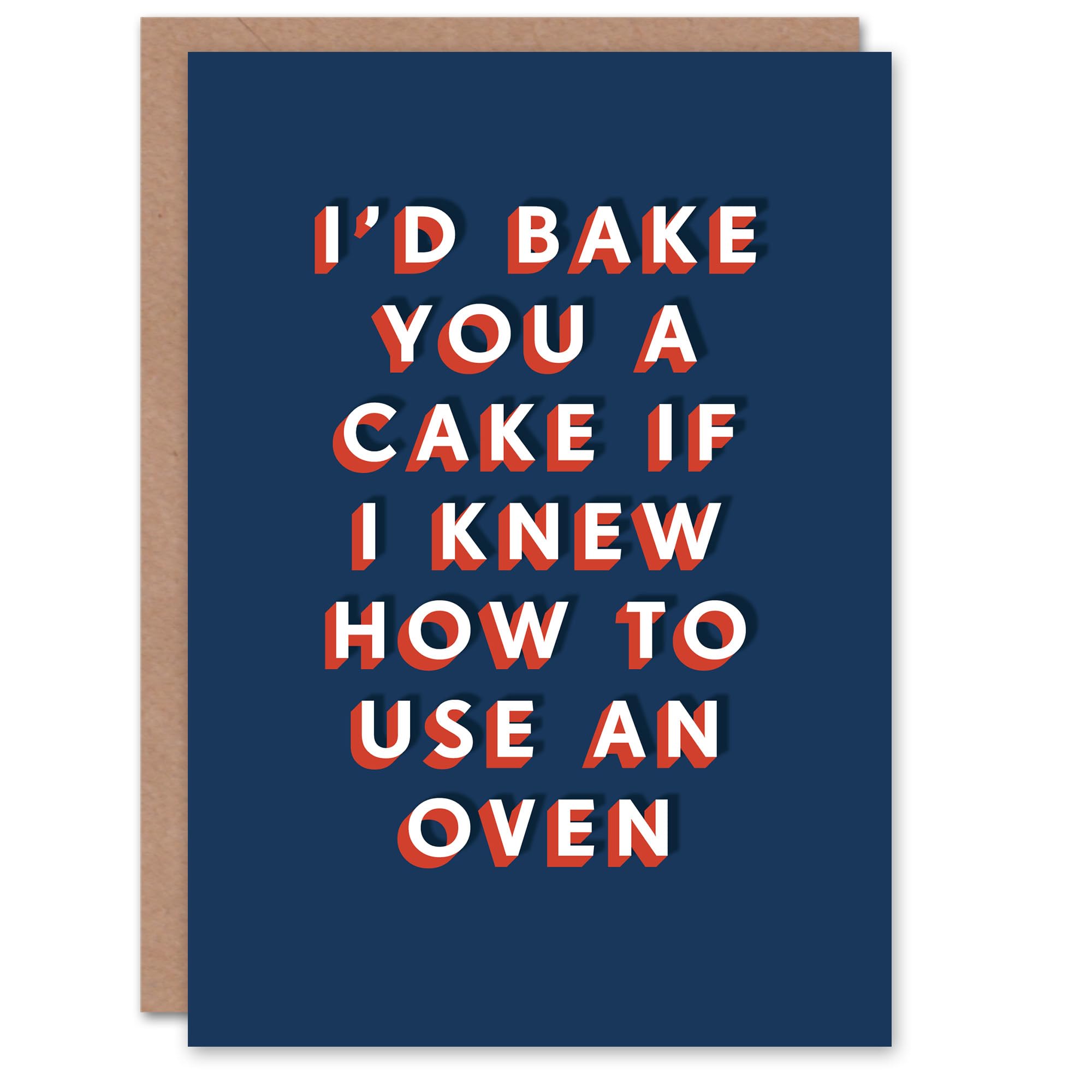 Artery8 Men's Birthday Card - Funny - Dark Blue