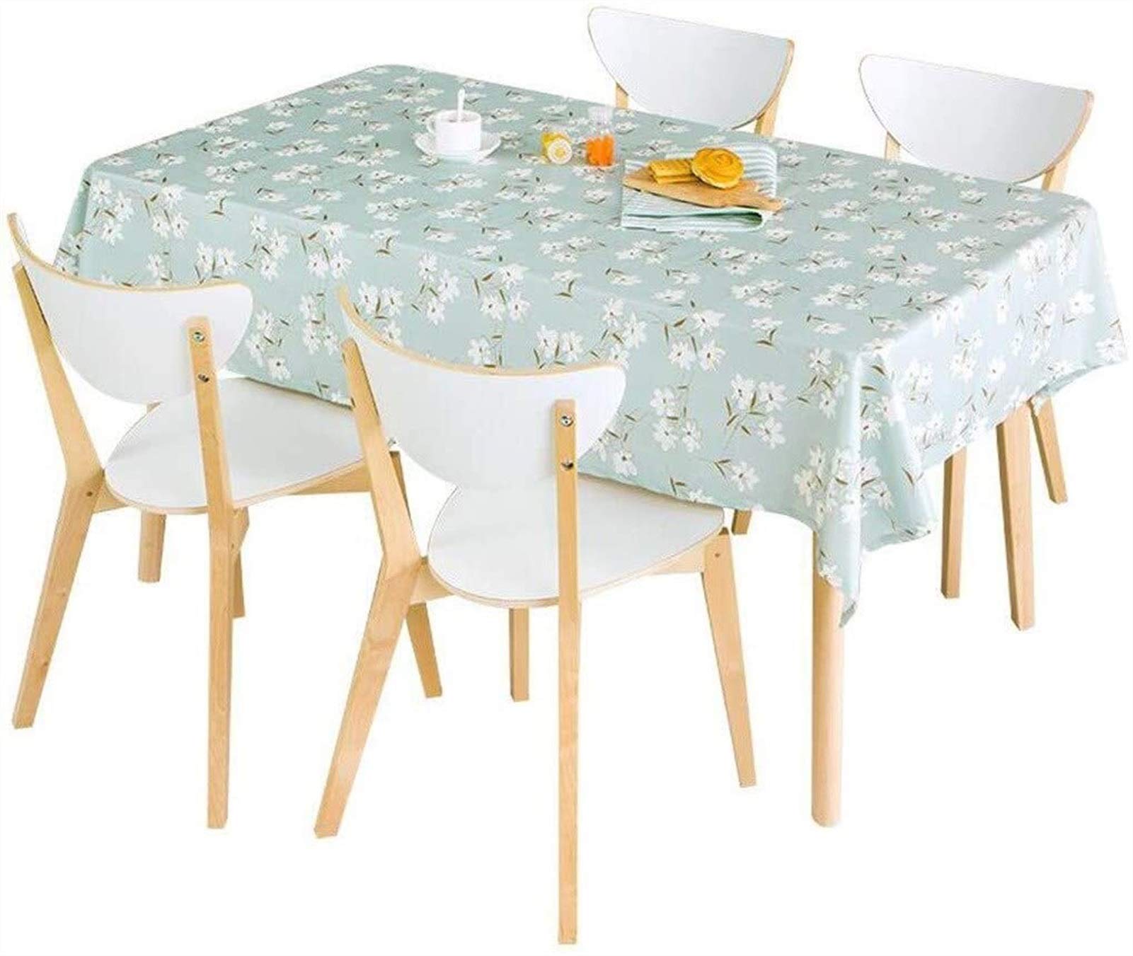 Elegante y Lujoso Pequeño Mantel Rectangular Fresco, Impermeable, a Prueba de Agua, Anti-escaldado, algodón desechable, Ropa de Cama, Mantel, Mantel Rectangular
