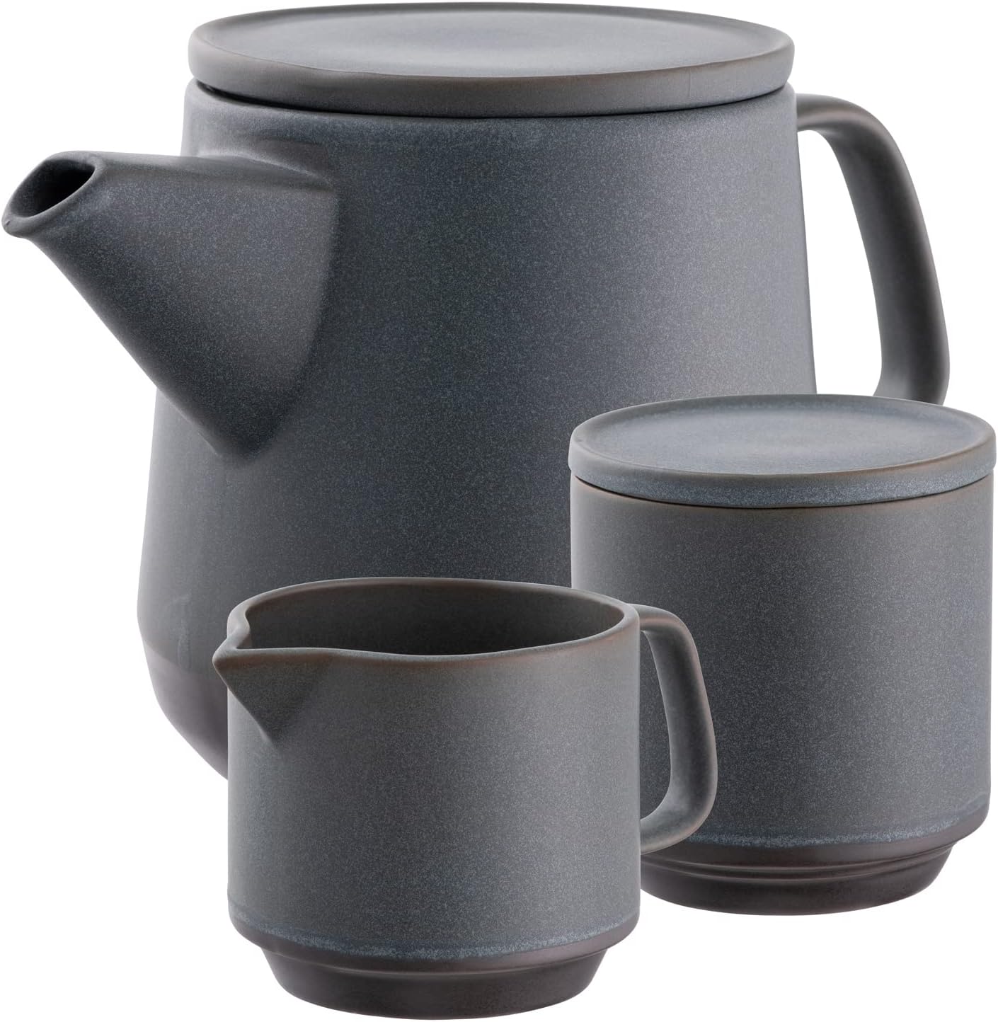 Belleek Taberu Teapot Sugar and Cream Set Amazon.co.uk Home & Kitchen