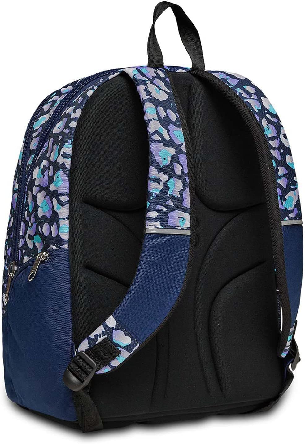 Schoolpack Zaino Scuola Seven Advanced Cuore Viola Ergonomico + Astuccio 3 Zip