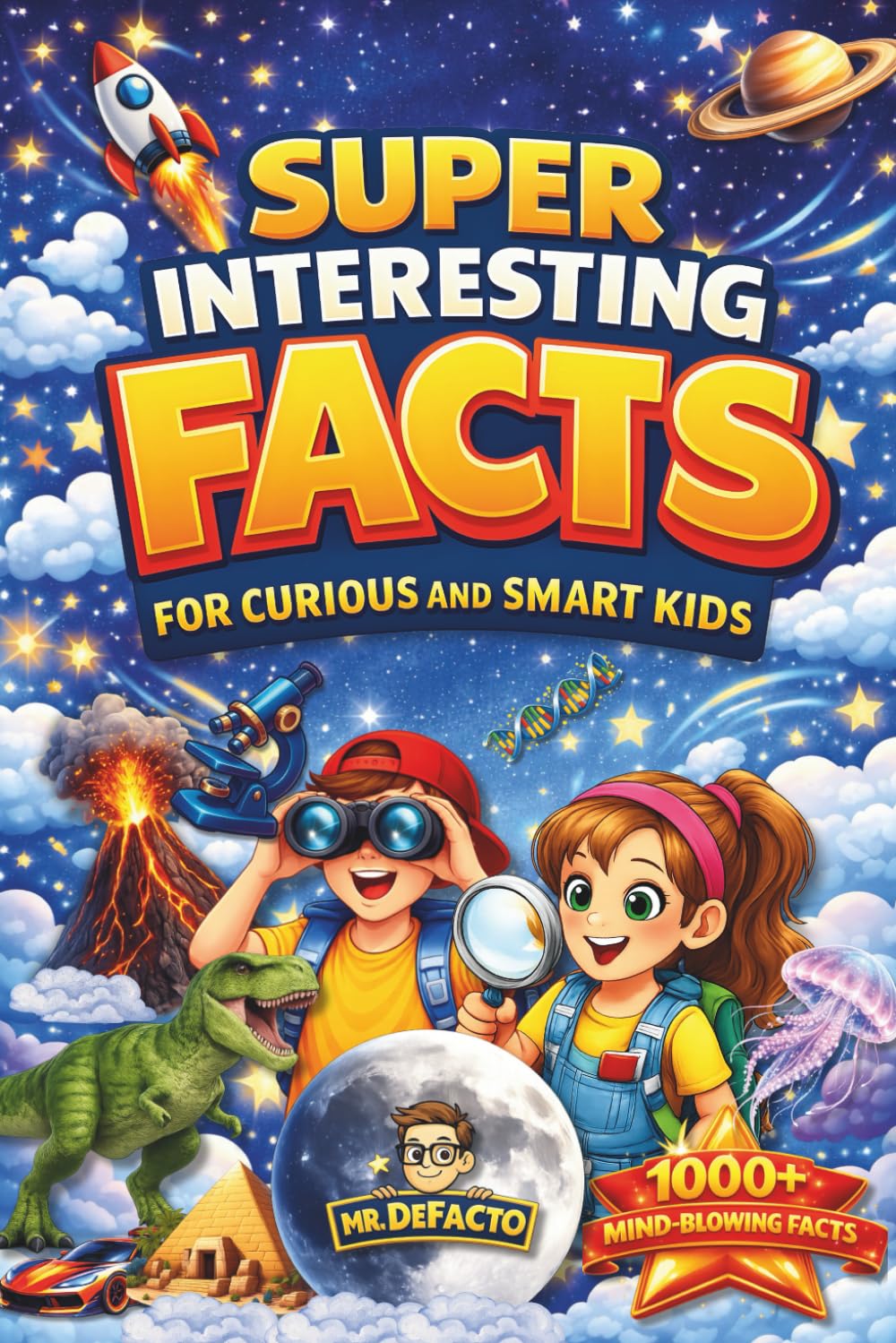 Super Interesting Facts for Curious and Smart Kids: 1000+ Mind-Blowing Facts for Boys and Girls About Science, Space, Animals, History, Inventions, ... & More to Inspire Curiosity and Confidence.