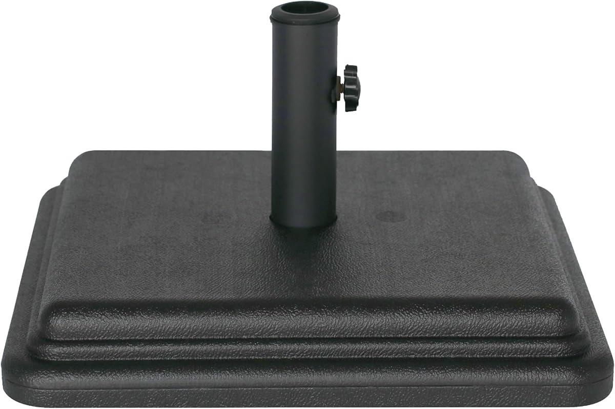 "US Weight 40 Pound Umbrella Base - Weighted Umbrella base For Use With Patio Table – Heavy Duty Base- Made in the USA "