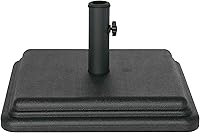 US Weight 40 lb Heavy Duty Umbrella Base for Patio Tables - Made in USA, UV-Resistant Polymer, Fits 1.3-1.76" Poles