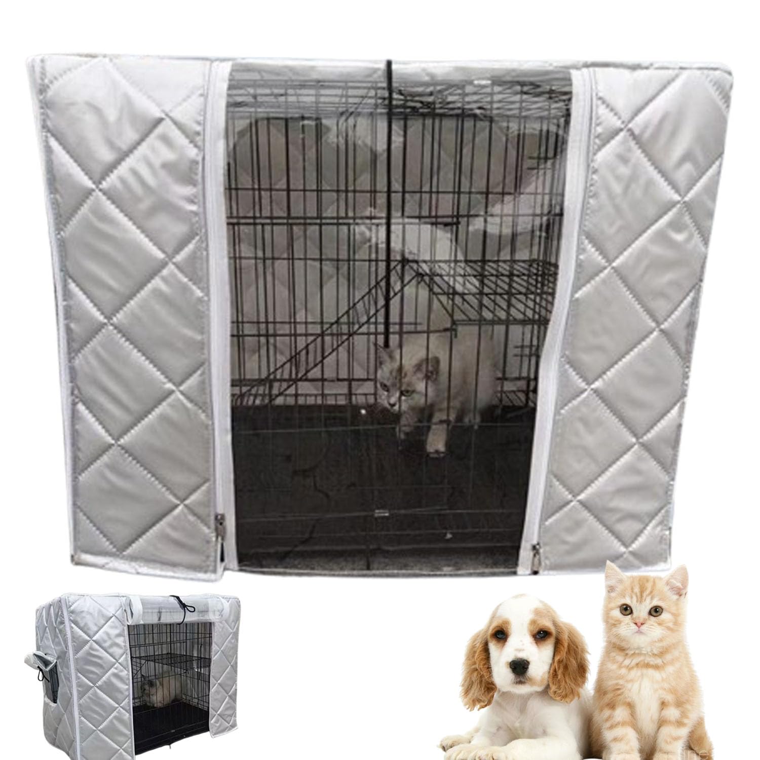 Amazon.co.jp: 犬 ケージカバー ペットケージ カバー ペットサークル